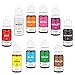 10*10ML Colorante Alimentario Reposteria set Waysroma Colorante Liquido Alta Concentración Food Colouring para Colorear Fondant Bebidas Crema Pasteles Rosquillas Macaron