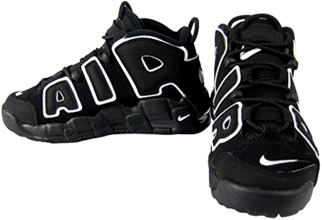 Amazon | [ナイキ] Air More Uptempo ボーイズ/キッズ Black/White