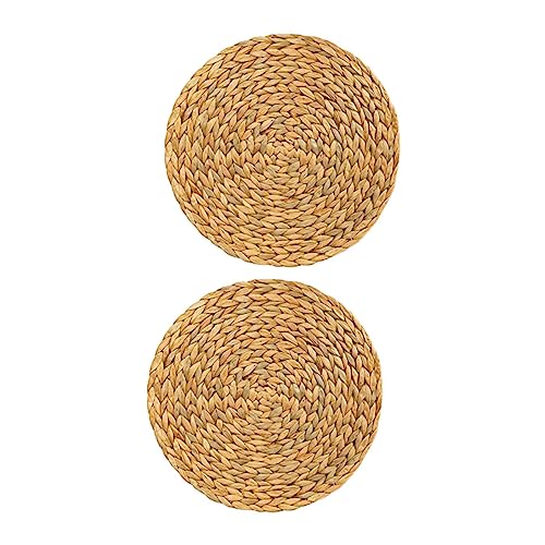 Angoily 2 Stück Handgewebtes Hitzeschutz Runde Teekannen-untersetzer...