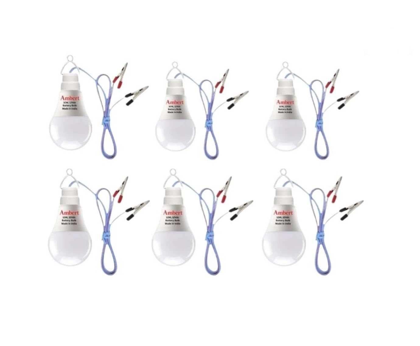 ambert 9 Watt 12 Volt Led DC Clip Bulb Pack Of 6, Bulb base-B22D-image-18