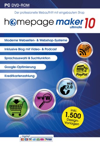 Preisvergleich Produktbild Homepage Maker 10 Ultimate