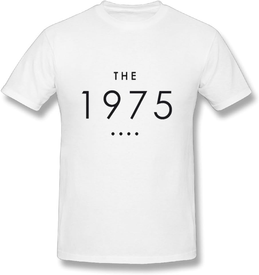 JWLXO Best White T Shirt for Men The 1975 Apparel