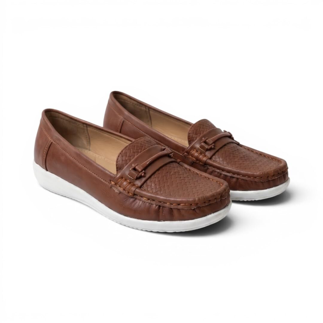 Women's Loafers | Slip-On Comfort Shoes | Lightweight Casual Moccasins with Cushioned Footbed for Office, Walking, Travel-image-15