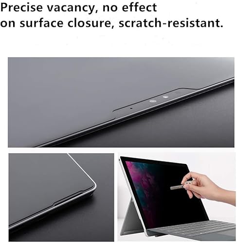 Protetor de tela de privacidade compatível com Microsoft Surface Pro 7/6/5/4, filtro antiespião, pro