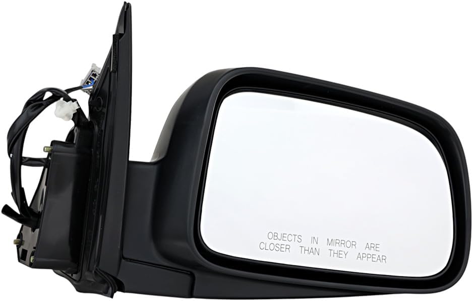 For Honda CRV 2002 2003 2004 2005 2006 Power Heated Textured Black Side Door View Mirror Driver Left