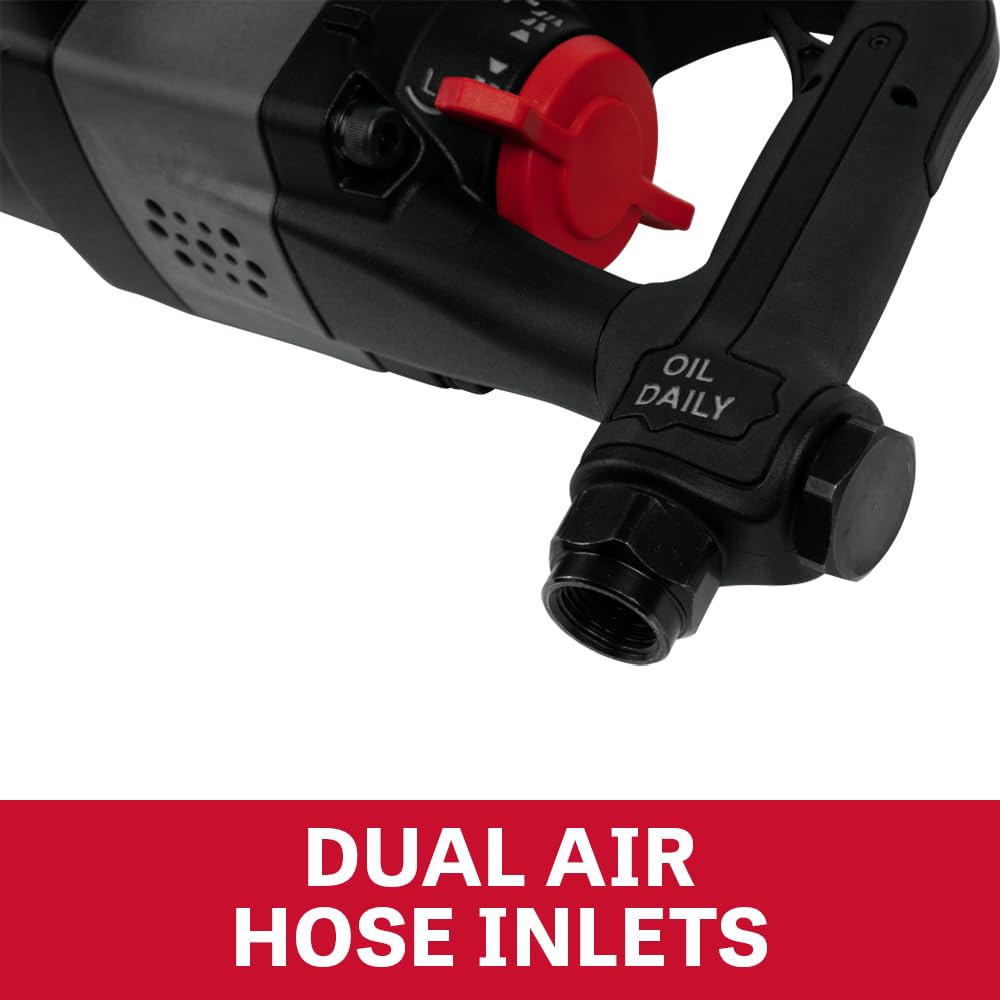 Jet 1-Inch D-Handle Impact Wrench, 2200 ft-lbs, 5500 RPM