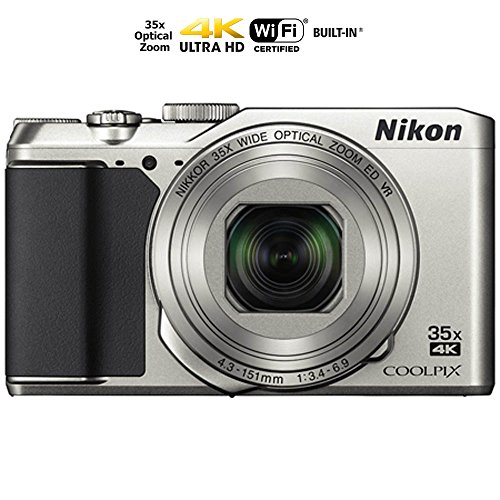 Nikon Coolpix A900 4K Wi-Fi Digital Camera (Silver) - (Renewed)