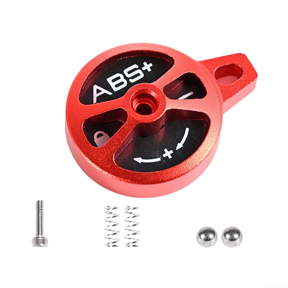 Aluminum Alloy Bike Fork Switch Cap for XCM for XCR Raidon for EPICON, Remote Lock Out Replacement Part for Mountain Bicycle Suspension System Red(B)