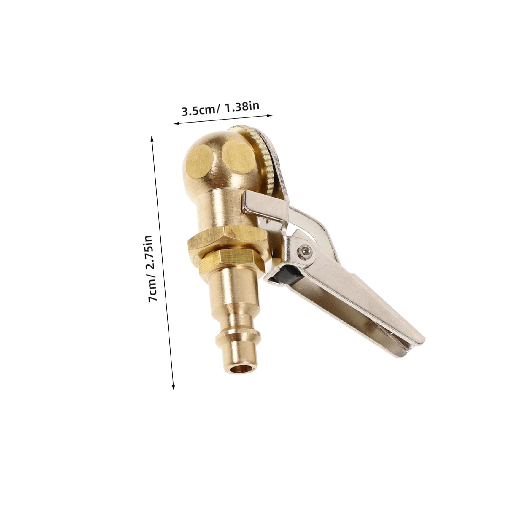 OUNONA Tire Inflation Chuck Adapter for Car Tires Heavy Duty Air Compressor Accessories with Internal Threaded Design for Secure Inflation Compatible with Standard Tire