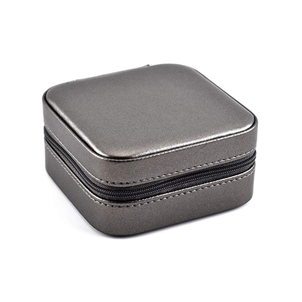 Schmuck-Organizer-Box, Schmuckschatulle, tragbar, für Reisen, Kunstleder, Reißverschluss, Schmuckschatulle, PU-Leder, Reißverschluss, Schmucketui, Hochzeitsgeschenkboxen für Frauen, bestes Geschenk