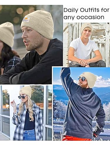Image of TRENDMALLS Mens /Women /Kids Cap Unisex Hat Knit Cuffed Beanie