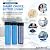 Max Water Whole House Water Filtration System, 3-Stage Pre-Filtration with Sediment, GAC & CTO Carbon Filters, Reduce Odor, Chlorine, Taste, 1-inch Inlet/Outlet