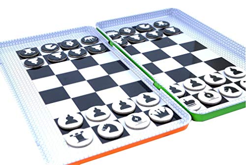 Image of The Purple Cow- Magnetic Chess Game for kids and adults. Travel size, lightweight game for hours of fun - Portable mini game - Ideal for travelling