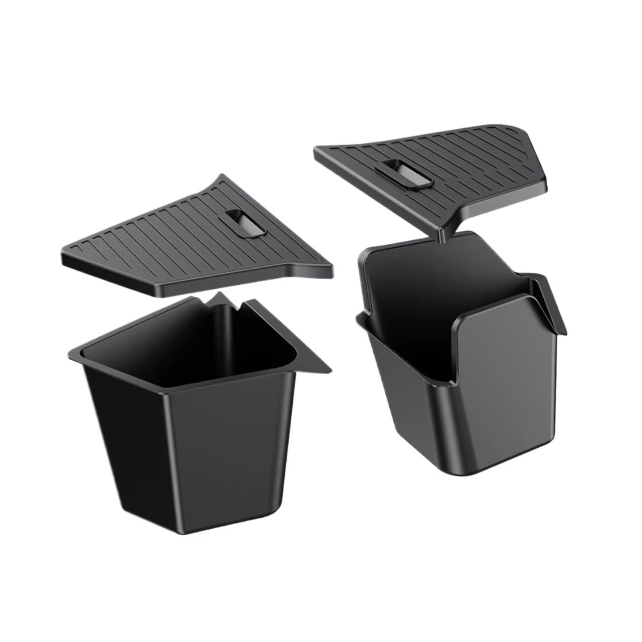 AFBGHLKMB Rear Trunk Parcel Shelf Trunk Organizer For Tesla For Model Y For Juniper For Launch For Refresh 2025 Rear Storage Bins Side Box Organiser Retractable Cargo Cover