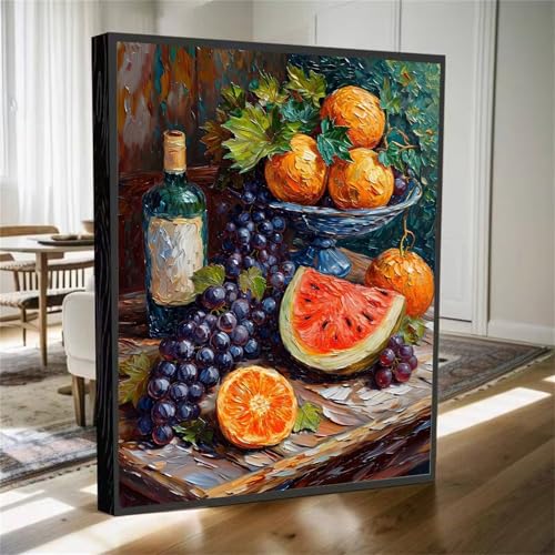 Broderie Diamant 5D abstrait grand format 50x70cm pour s'initier facilement aux loisirs DIY