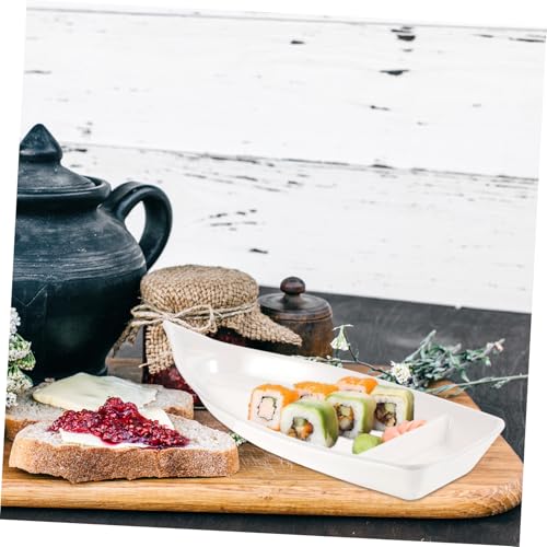 Bandeja Sushi Boat Pequeña de Melamina Estilo Japonés miniatura 7