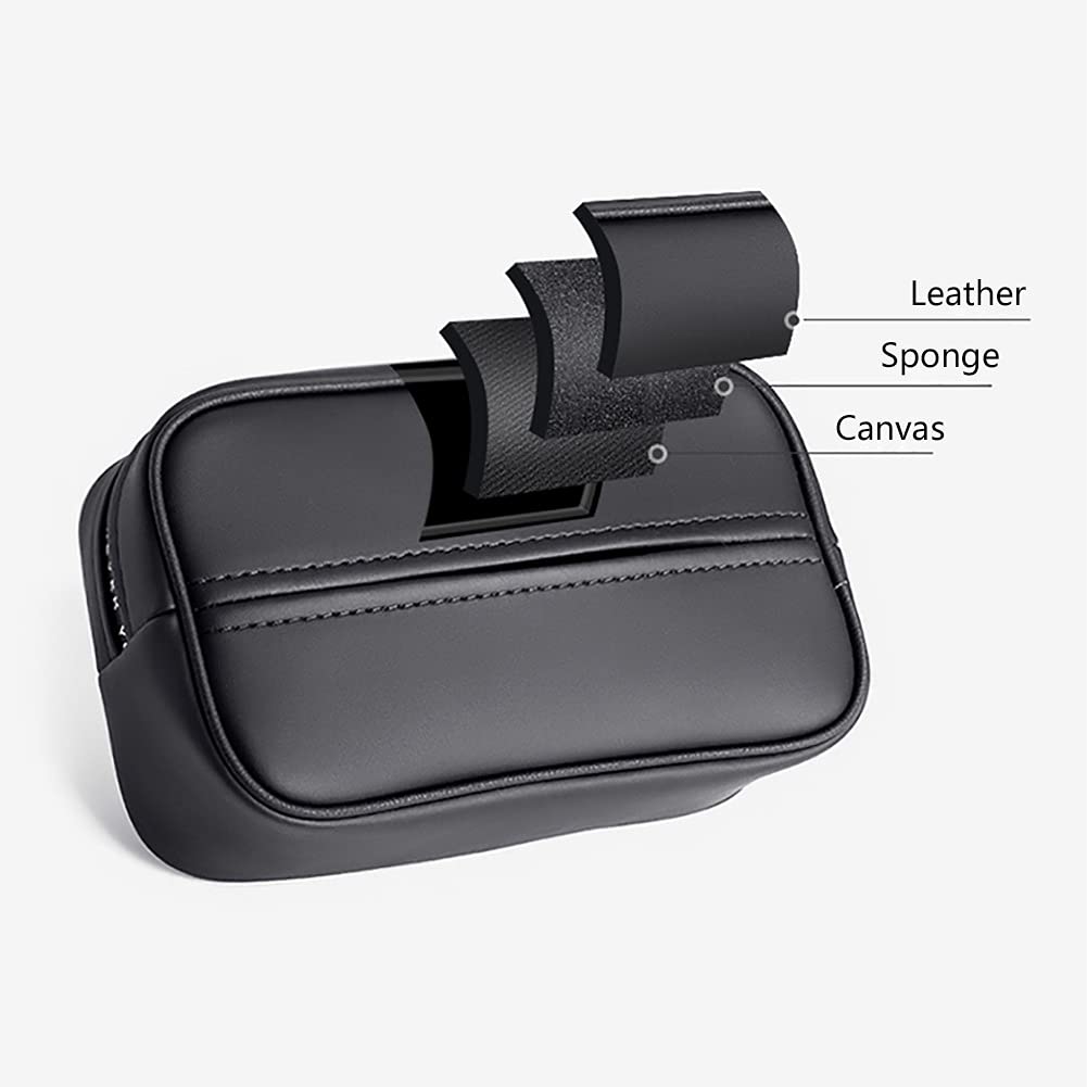 Amazon｜ハンドタオルケース 車のシートヘッドレストの革のティッシュ 