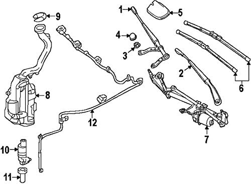 Mercedes-Benz 231 866 01 21, Windshield Washer Pump