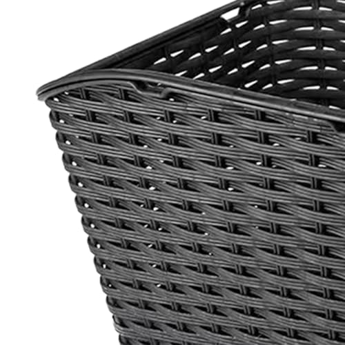 Aosekaa Cesta de bicicleta traseira para bicicleta, suporte de carga, cesta para bagagem, ciclismo