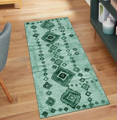 Alfombra para pasillo vintage que transforma la entrada de casa 2
