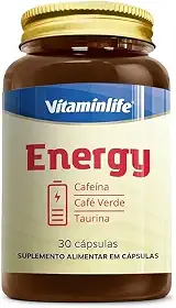Vitaminlife Energy (200Mg Cafeína + Café Verde + Taurina) 30 Cáps