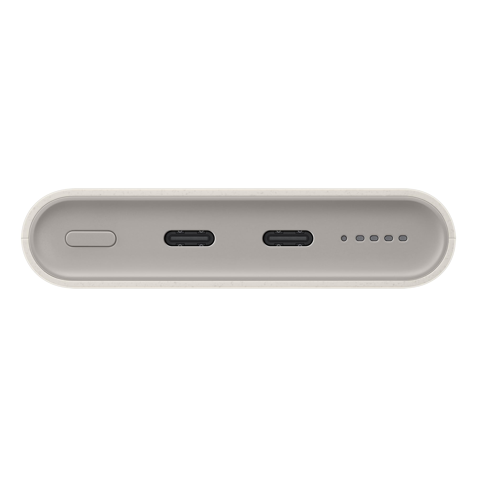 Samsung Caricabatterie Portatile Wireless, Power Bank Super Fast Charging 25W 10.000 mAh, 2 porte di ricarica USB-C e ricarica Wireless, Beige