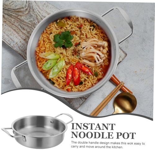 Olla caliente y sartén wok de acero inoxidable versátil miniatura 3