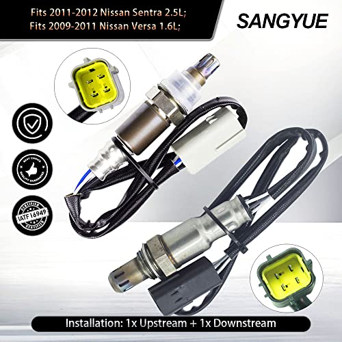 Sensor de Oxígeno para Nissan Sentra y Versa 2Pcs miniatura 2