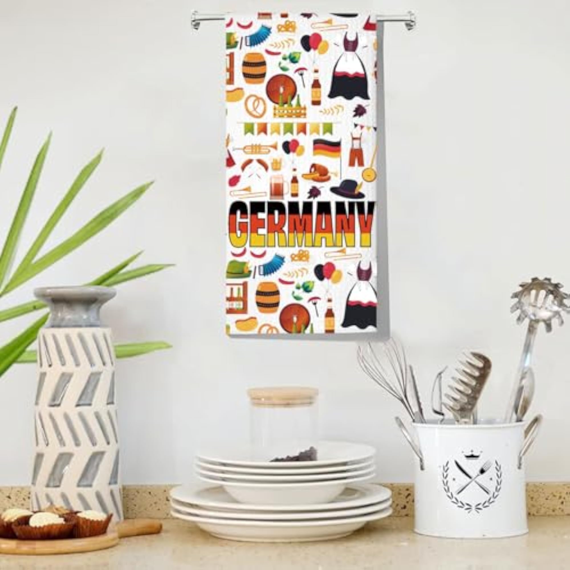Germany Kitchen Towel, Unique Souvenir Gift