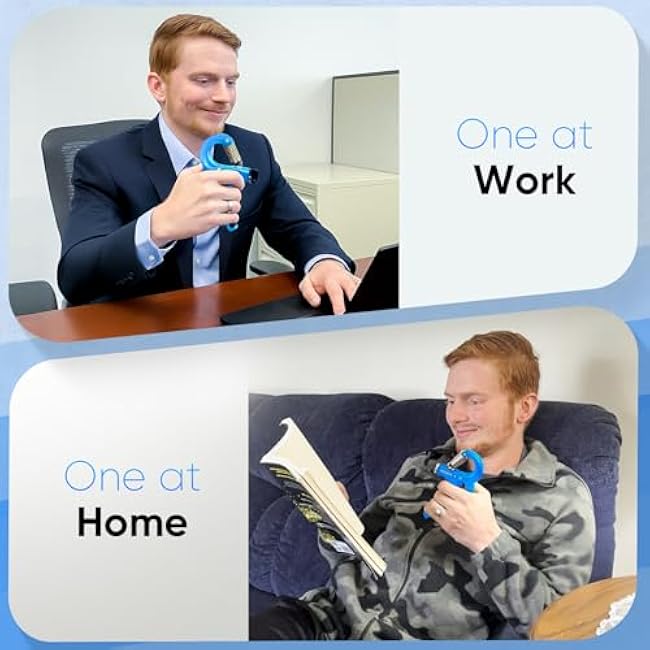 FitBeast Grip Strength Trainer 2 Pack ¨C Adjustable Hand Grip Strengthener for Strength Training & Rehabilitation, 10-132 lbs Resistance Forearm Strengthener, Ideal for Athletes, Rehab, Office