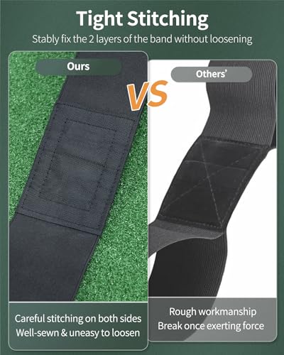 GreenHaven Golf Swing Arm Band Golf Swing Training Aid Elastic Swing Correcting Trainer Band for Golfers Beginners Arm Elbow Posture Teaching Tool Accessory for Golf Club Practice - Thumbnail 4
