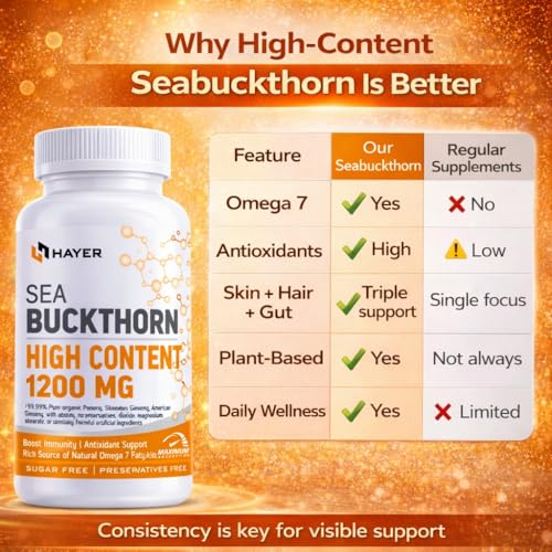 Image of Hayer Sea Buckthorn Seabuckthorn 60 Tablets