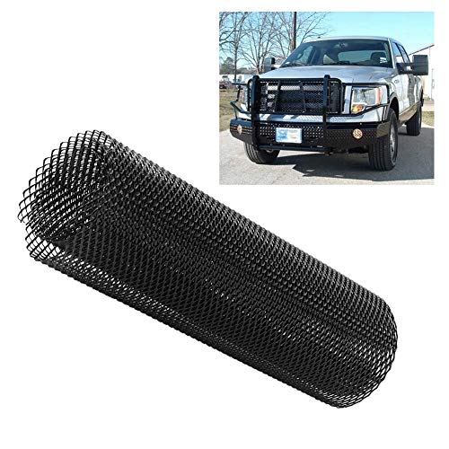 Malla de aluminio de 4x8mm para rejilla de coche con diseño rómbico flexible 7