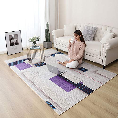 Tapis de table basse impression 3D Mc-03 grand format lavable 180*280cm