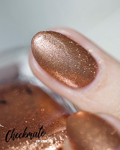 Image of ILNP Checkmate - Orange Copper Ultra Metallic Bright Nail Polish