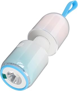 Camping Flashlight Lantern, 3 Level Mini Handheld Portable Hanging Camping Lights Emergency Lantern for Hiking, Fishing, Outdoor Adventure