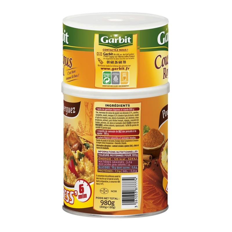 Couscous Royal Poulet Merguez repas rapide gourmand