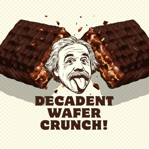 Image of Einstein Energy Wafer Protein Bars - Double Chocolate - 18 Count | High Protein, Low Sugar Protein Bar - Delicious Energy Bars - Chocolate Wafers - Ideal Snack for Energy and Satiety