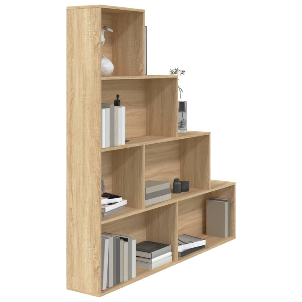Generisch Bücherregal/Raumteiler Sonoma-Eiche 155x24x160 cm Holzwerkstoff,Möbel,Regalsysteme,Bücherregale Bücherschränke-800660