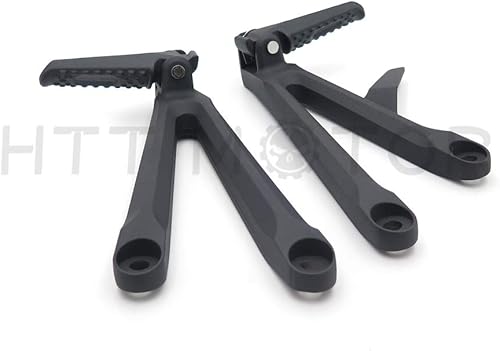 Miniatura 4 de HTTMT MT390-011-BK - Soporte de clavijas para pie de pasajero trasero negro compatible con Cbr600Rr Rr 2005 2006