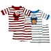 Sesame Street Boys' Toddler Elmo and Cookie Monster 4 Piece Pajama Short Set