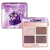 Amazon.co.jp: ZEESEA アニマルアイシャドウ(4シェード)08