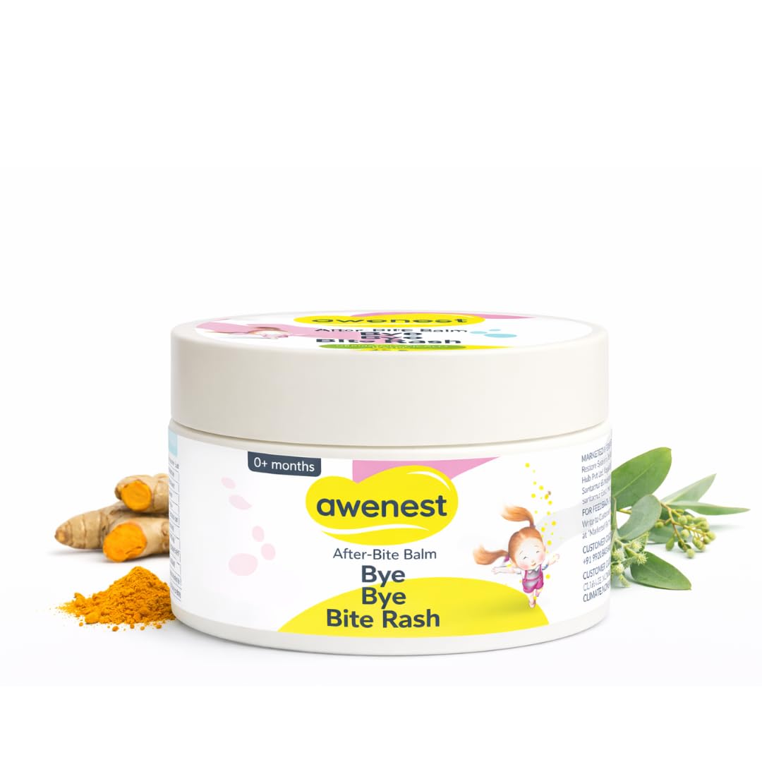 Awenest Bye Bye Bug Bite Relief for Babies & Kids | Ayurvedic Natural Soothing Formula with Aloe Vera, Calendula & Peppermint Oils | Instant Itch & Redness Relief | Safe, Gentle & Non-Sticky – 25g-image-31