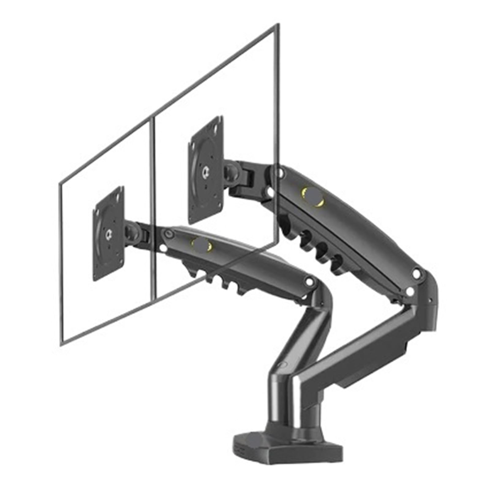 Support double moniteur F160 pour aménager un bureau d'ordinateur ergonomique et épuré