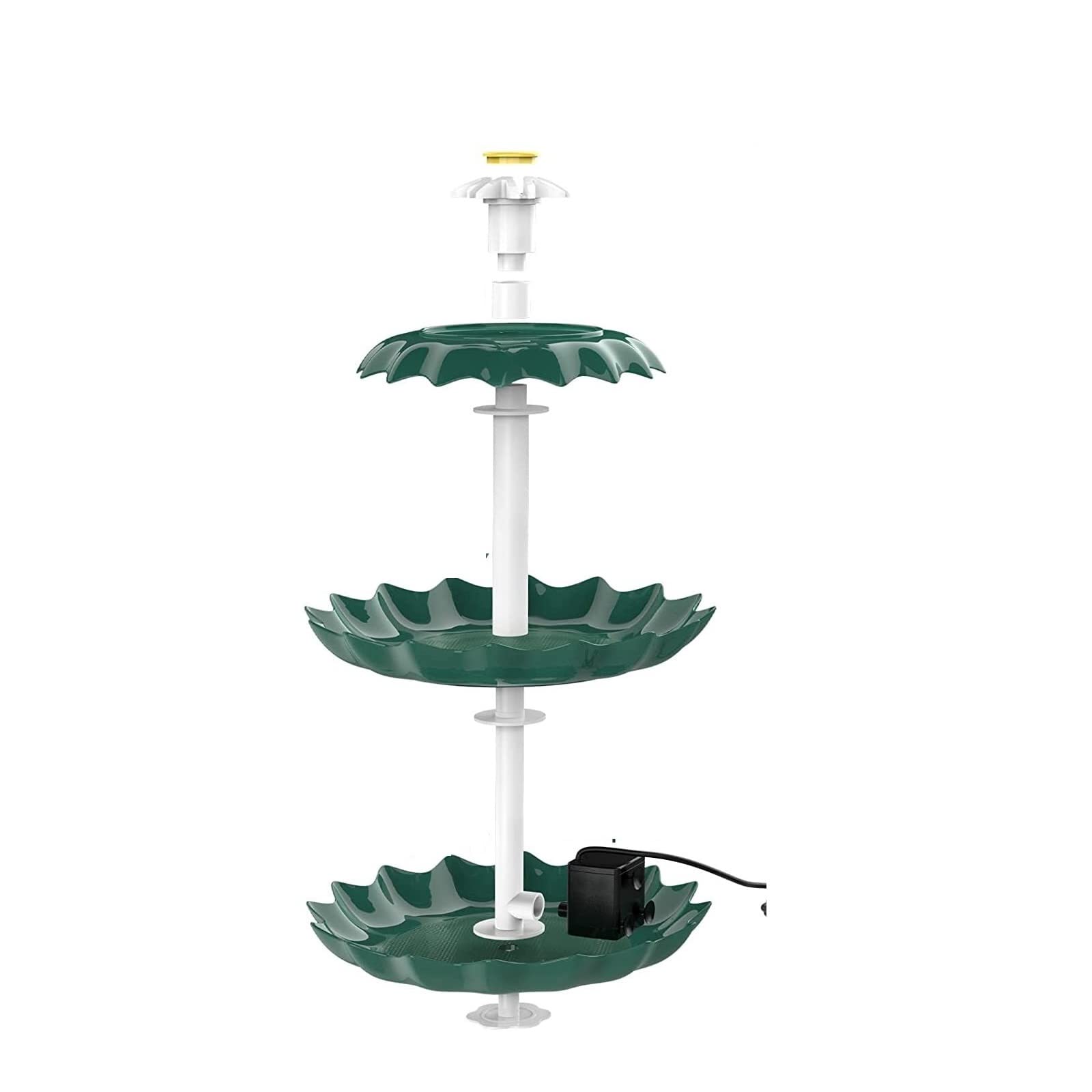 3 Tiered Bird Bath with .5W Solar Pump DIY Fountain Detachable for Garden Decoration Outdoor Feeder Efficient Use Of Energy