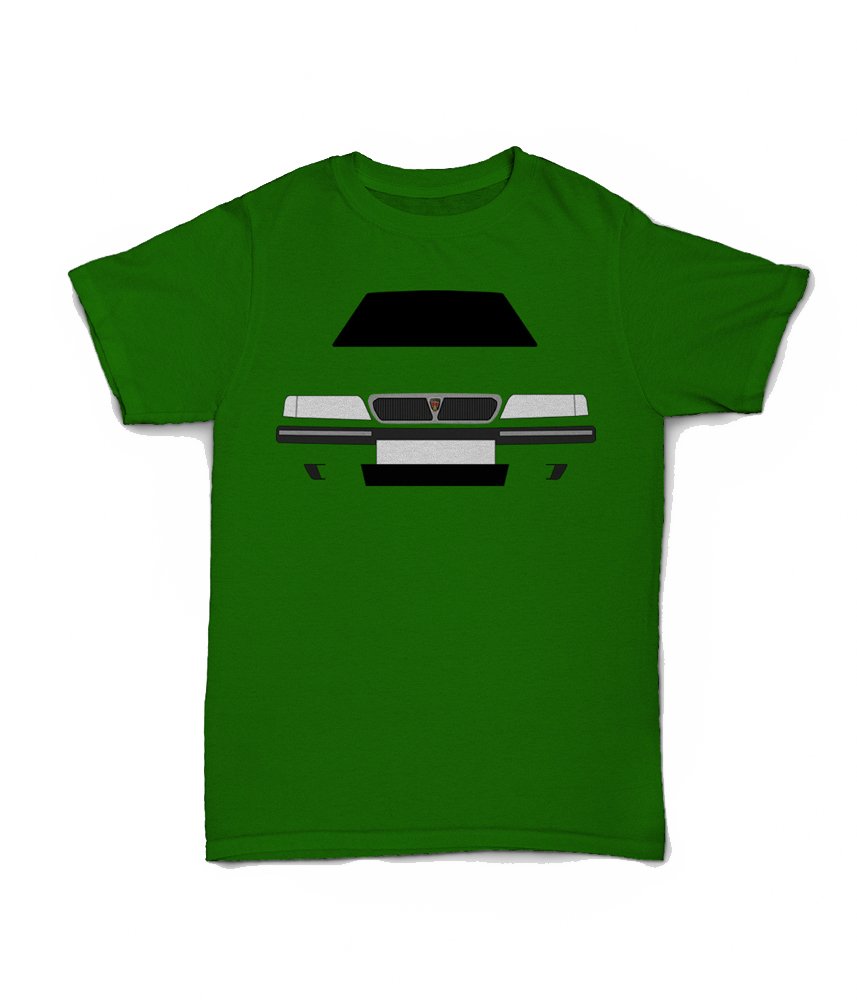 Retro Motor Company Rover 200 R8 Customisable T-Shirt Blue