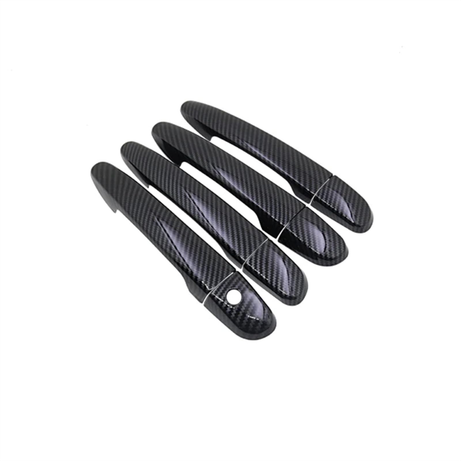 Lzbzhb 4Handle 1 Kyehole Car Exterior Outsidedoor Handle Car Side Door Handle Exterior Decoration For Mazda For Cx3 2016 2017 2018 2019 2020 2021(4Handle 1 Kyehole)