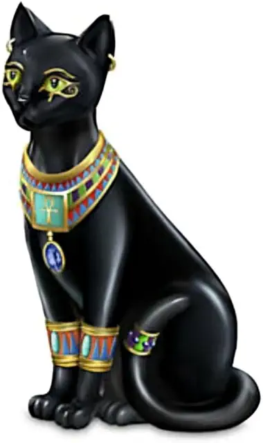 Blake Jensen Pharao der Nacht Katzenfigur - Dahl Jensen Figur, 10,9 cm