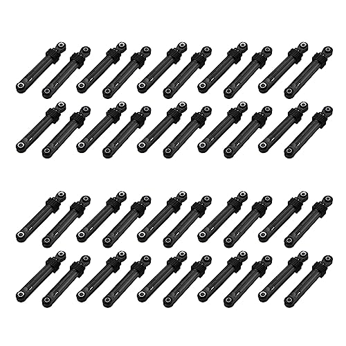 Wash Machine Accessories，40 Pcs 100N，Compatible for LG，Washing Machine Shock Absorber，Washer Front Load Part Black Plastic Shell Home Appliances Accessories