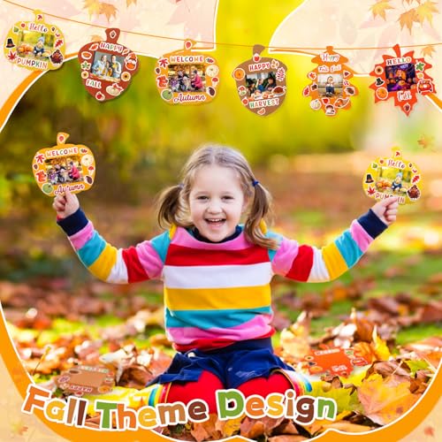 Cadres photo d'automne pour enfants : l'activité manuelle propre et sans colle